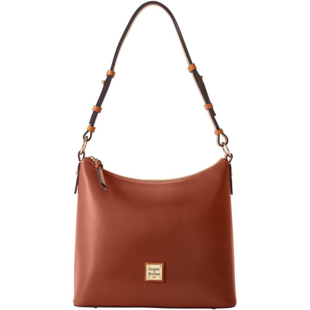 Dooney & Bourke Wexford Leather Hobo Shoulder Bag - Natural